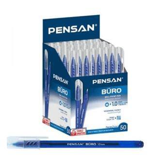 Pensan 2270 Büro Tükenmez Kalemi 1Mm Mavi 50Li - 1