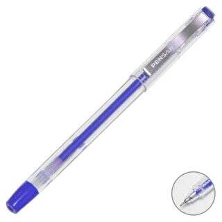 Pensan 6405 My-King Jel Metal Klips Kalem Mavi 0.5 - 1