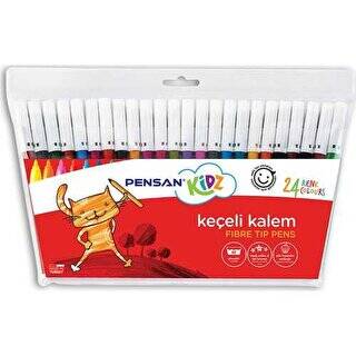 Pensan Kidz Keçeli Boya Kalemi 24 Renk - 1