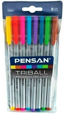 Pensan Triball Tükenmez Kalem Renkli 8 Li Vakumlu - 1