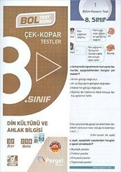 Pergel 8. Sınıf Din Kültürü ve Ahlak Bilgisi Yaprak Test - Pergel Yayınları