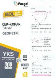 Pergel Yayınları AYT Geometri Yaprak Test - Pergel Yayınları