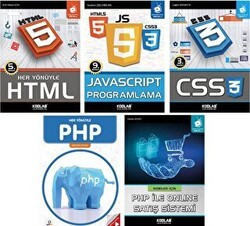PHP İle WEB Programlama Seti 5 Kitap Takım - Kodlab Yayın Dağıtım