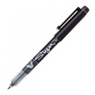 Pilot V Signpen İmza Kalemi Siyah 2.00 - 1