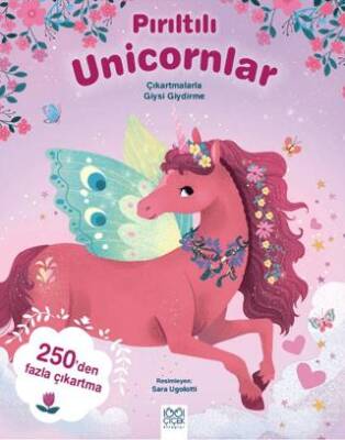 Pırıltılı Unicornlar – Çıkartmalarla Giysi Giydirme - 1