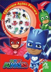 Pjmasks Eğlenceye Açılan Pencere Çıkartmalı Boyama Kitabı - Doğan Çocuk