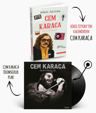 Plaklı Kitaplar - Cem Karaca Ölümsüzler Plak - 1