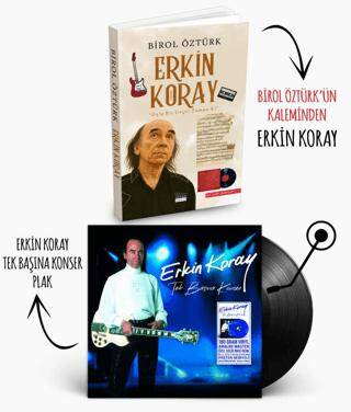 Plaklı Kitaplar - Erkin Koray - Tek Başına Konser Plak - 1