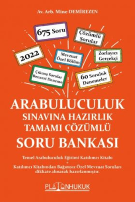 Platon Hukuk Arabuluculuk Sınavına Hazırlık Tamamı Çözümlü Soru Bankası - 1