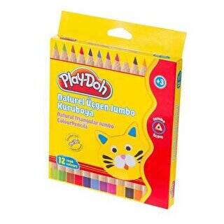 Play-Doh Kuruboya Naturel Jumbo 12 Renk - 1