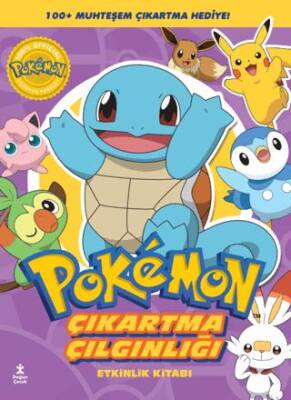 Pokemon - Squirtle Çıkartma Çılgınlığı Etkinlik Kitabı - 1
