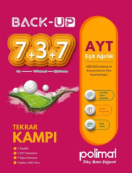 Polimat Yayınları AYT Back-Up 7+3+7 Kamp Kitabı – Eşit Ağırlık - 1