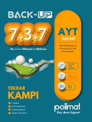 Polimat Yayınları AYT Back-Up 7+3+7 Kamp Kitabı – Sayısal - 1