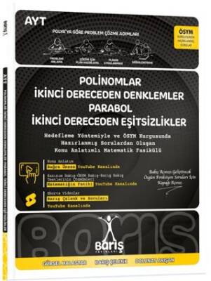 Polinomlar İkinci Dereceden Denklemler Parabol İkinci Dereceden Eşitsizlikler Matematik Fasikülleri - 1