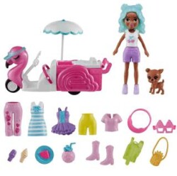 Polly Pocket Flamingo Atıştırmalık Arabası Hwp24 - Polly Pocket