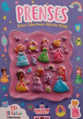 Prenses Balon Çıkartmalı Aktivite Kitabı - 1