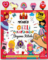 Prenses Gizli Çıkartmalar Boyama Kitabı - Büyülü Fener Yayınları
