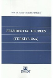 Presidential Decrees Türkiye-USA - Yetkin Yayınları