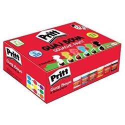 Pritt-Guaj Boya 6 Renk 18Ml - Pritt