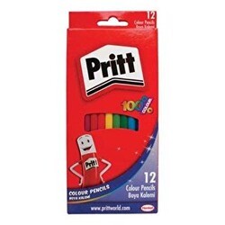 Pritt Kuruboya Kalemi 12 Renk Karton Kutu - Pritt