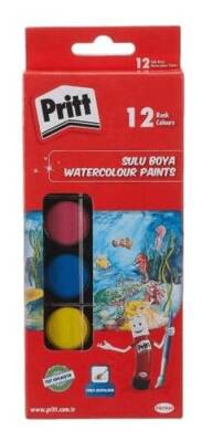 Pritt-Suluboya 12 Renk Küçük Tablet - 1