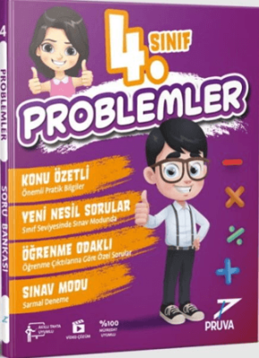 Pruva Akademi 4. Sınıf Problemler Soru Bankası - 1