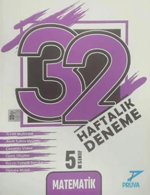 Pruva Akademi 5.sınıf Matematik 32 Haftalık Deneme - 1