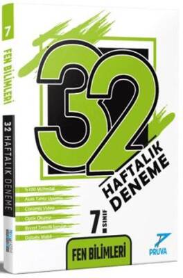 Pruva Akademi 7. Sınıf Fen Bilimleri 32 Haftalık Deneme - 1