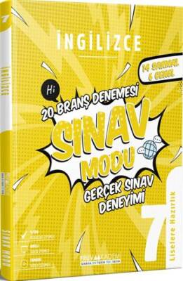 7. Sınıf İngilizce Deneme - 1
