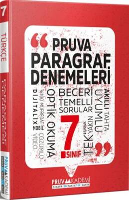 7. Sınıf Paragraf Deneme - 1