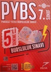 Pruva Akademi 7. Sınıf PBYS Bursluluk 5`li Deneme - Pruva Akademi