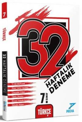 Pruva Akademi 7. Sınıf Türkçe 32 Haftalık Deneme - 1