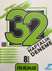 Pruva Akademi 8. Sınıf Fen Bilgisi 32 Haftalık Deneme - Pruva Akademi