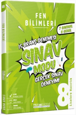 Pruva Akademi 8. Sınıf Fen Bilgisi Sınav Modu - 1