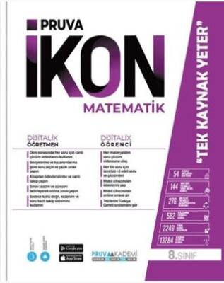 Pruva Akademi 8. Sınıf Matematik İkon Konu Anlatımlı - 1