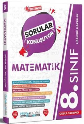 Pruva Akademi 8. Sınıf Sorular Konuşuyor Matematik - 1