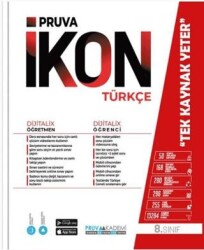Pruva Akademi 8. Sınıf Türkçe İkon Konu Anlatımlı - Pruva Akademi
