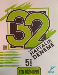 Pruva Akademi Pruva 5. Sınıf Fen Bilimleri 32 Haftalık Deneme - Pruva Akademi