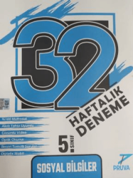Pruva Akademi Pruva 5. Sınıf Sosyal 32 Haftalık Deneme - Pruva Akademi
