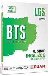 Puan Yayınları Puan Yayınları 8. Sınıf LGS İngilizce BTS Beceri Temelli Soru Bankası - Puan Yayınları