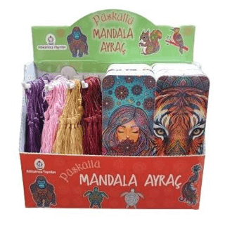 Püsküllü Mandala Ayraç Yetişkinler İçin 400`lü Set - 1