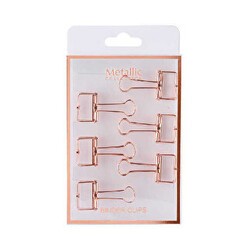 Pyrus 6Lı Rosegold Klips Sc200420 - Pyrus