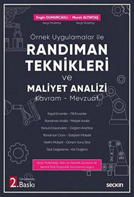 Randıman Teknikleri ve Maliyet Analizi - 1