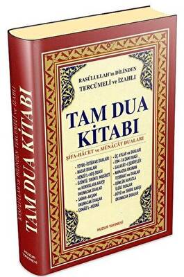 Rasulullah’ın Dilinden Tercümeli ve İzahlı Tam Dua Kitabı Şamua CİLTLİ - 1