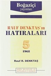 Rauf Denktaş`ın Hatıraları 5. Cilt - Boğaziçi Yayınları