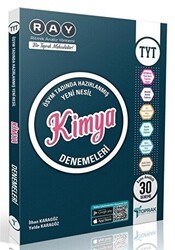Toprak Yayıncılık RAY TYT Kimya Denemeleri - Konu Analizli 30 Deneme - Toprak Yayıncılık