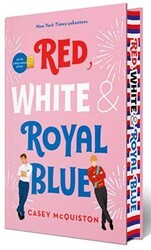 Red, White & Royal Blue Yan Boyamalı Ciltli Özel Baskı - Ephesus Yayınları