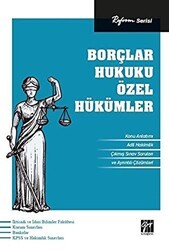 Reform Serisi Borçlar Hukuku Özel Hükümler - Gazi Kitabevi