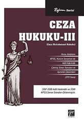 Reform Serisi Ceza Hukuku - 3 - Gazi Kitabevi