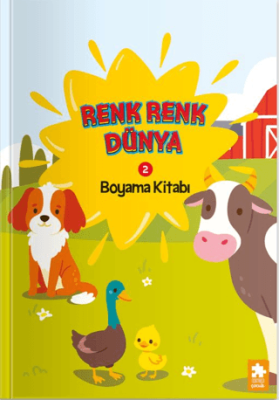 Renk Renk Dünya Boyama Kitabı - 2 - 1